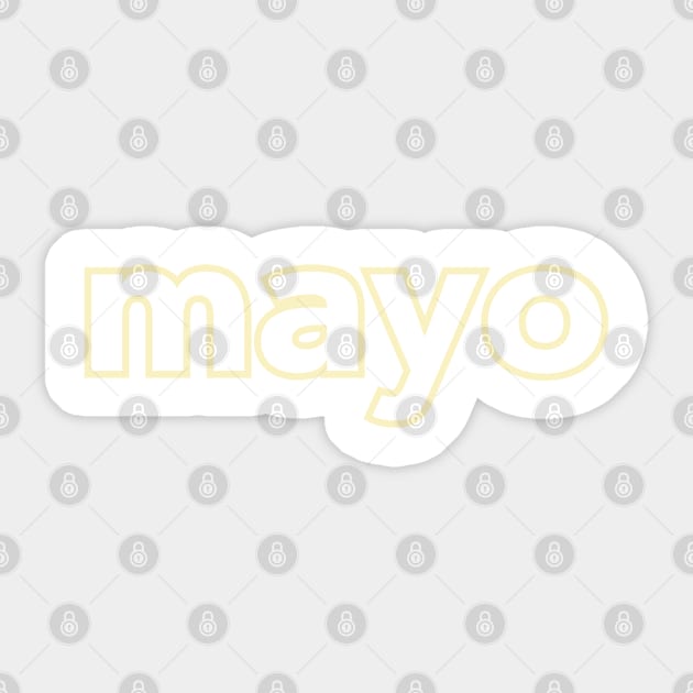 Halloween Costume Shirt MAYO Sticker by SwagOMart